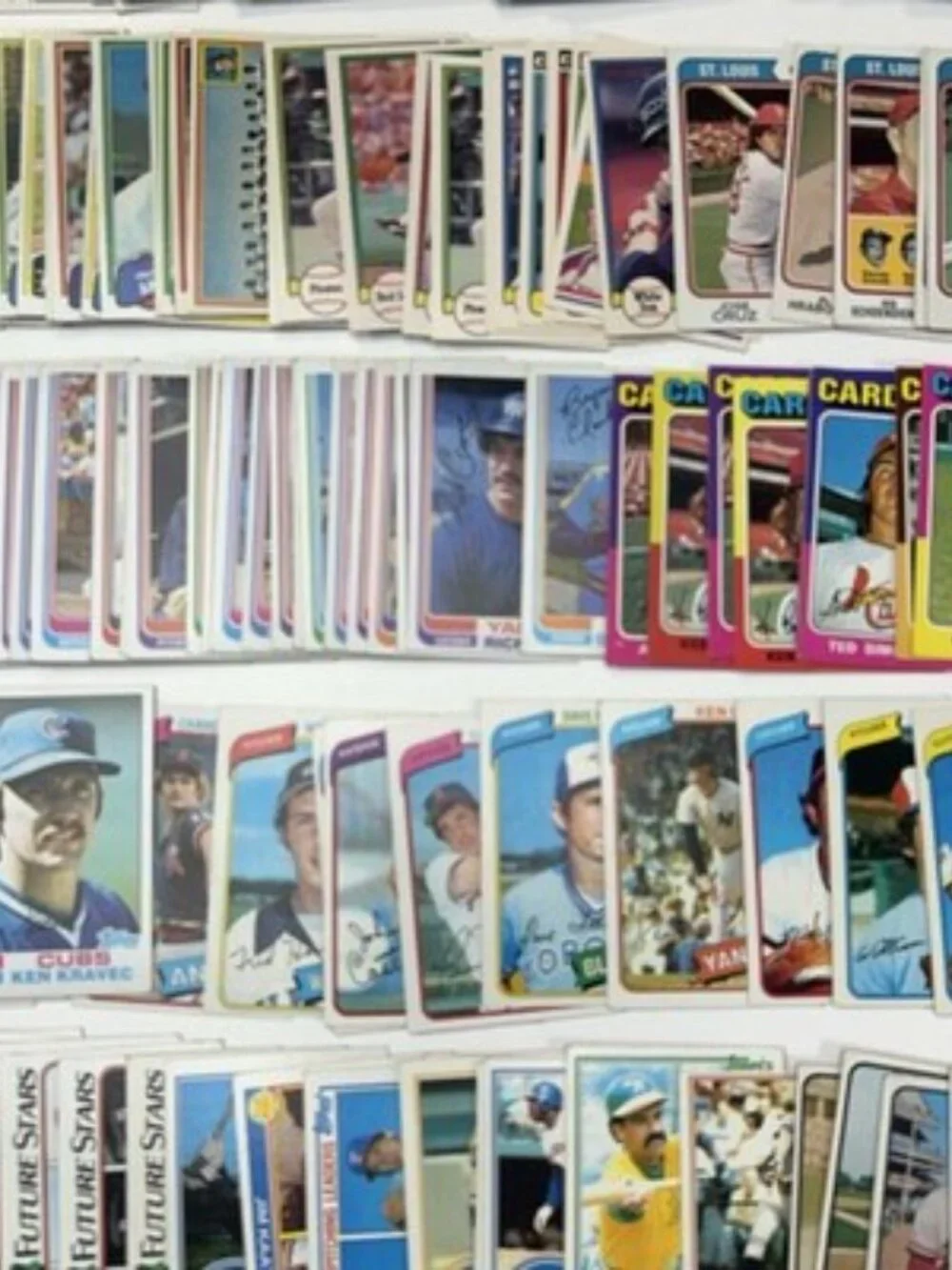 1970’s -1980’s Topps Fleer Baseball Lot ~350 Cards Low Grade